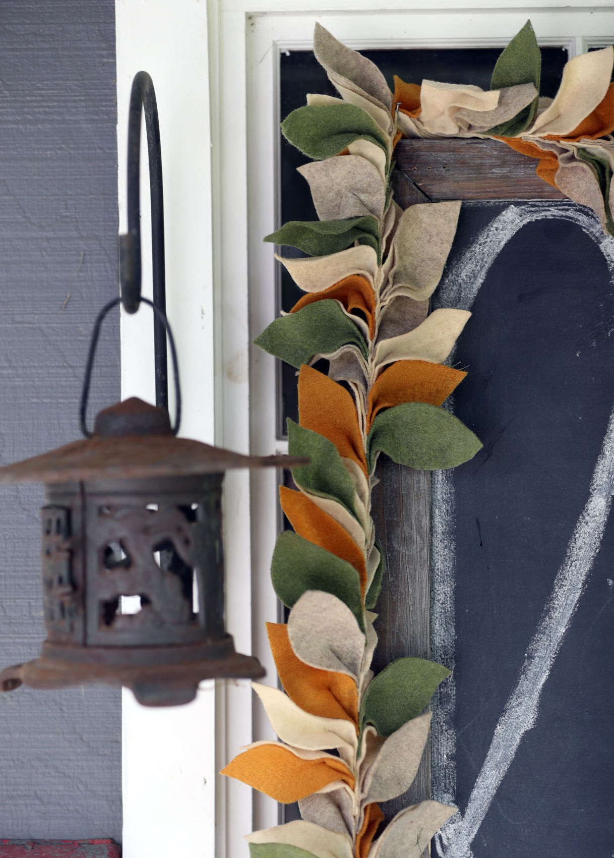Fall felt garland